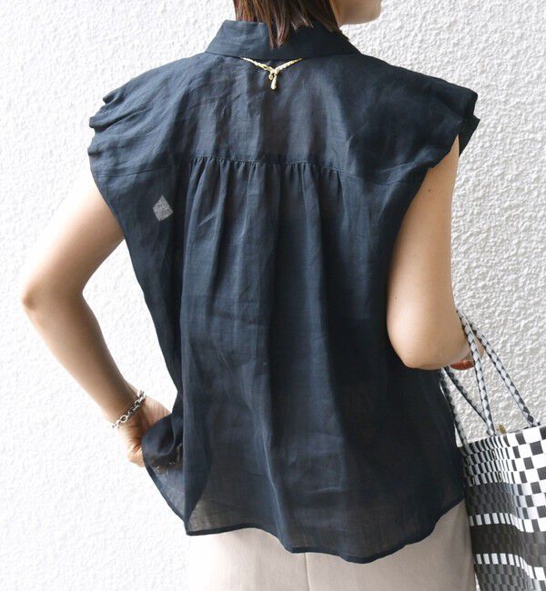 SHIPS for women「〈手洗い可能〉ラミー 4 ギャザー スリーブ ブラウス」|シャツ・ブラウス|