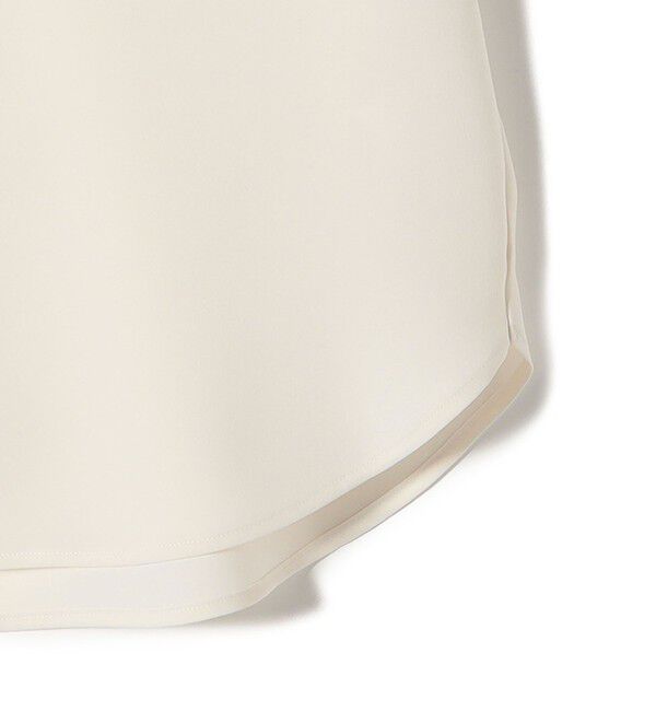 SHIPS for women「〈手洗い可能〉パイピング キーネック 半袖 ブラウス」|シャツ・ブラウス|