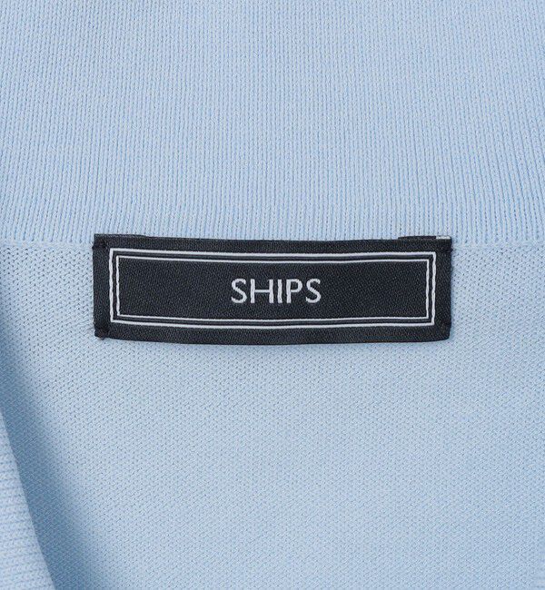 SHIPS「SHIPS: ICE COTTON ショートスリーブ ニットポロ」|ポロシャツ|