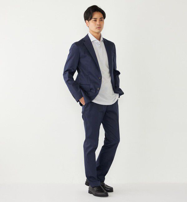 SHIPS Colors 「SHIPS Colors:〈吸水速乾〉カノコ プリント ワイドカラー ポロシャツ」|ポロシャツ|