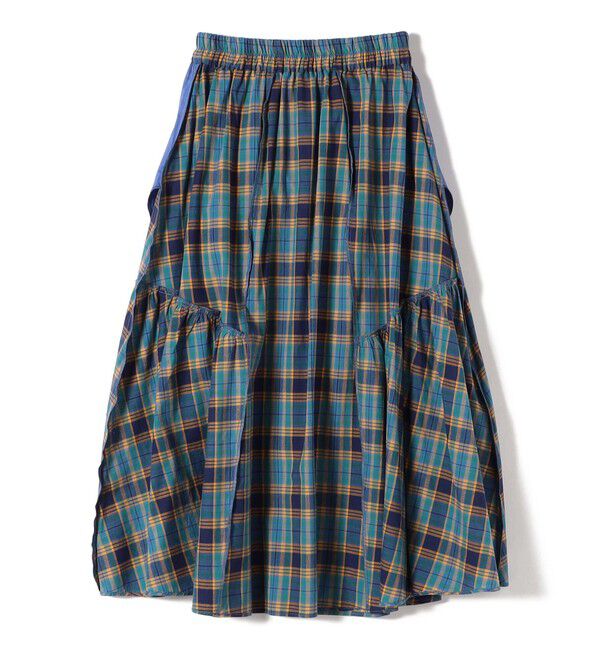 SHIPS Colors 「SHIPS Colors:〈手洗い可能〉マドラスチェック ギャザー スカート◇」|スカート|