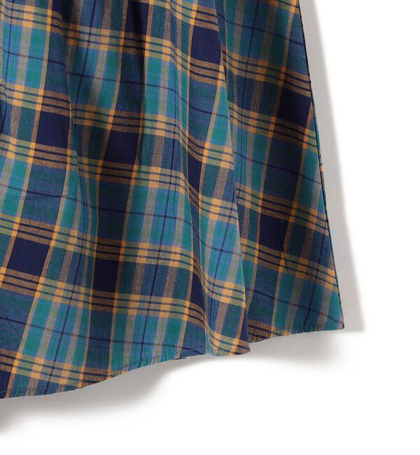 SHIPS Colors 「SHIPS Colors:〈手洗い可能〉マドラスチェック ギャザー スカート◇」|スカート|