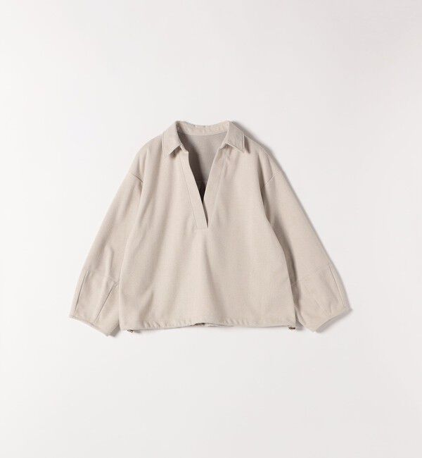 SHIPS any「SHIPS any:〈手洗い可能〉ウォーム スキッパー ドロスト シャツ」|シャツ・ブラウス|