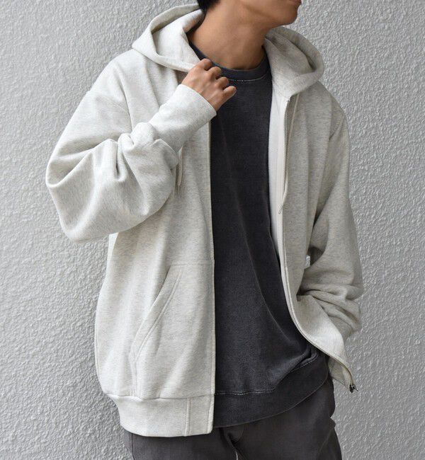 SHIPS any「SHIPS any: ヴィンテージライク 裏起毛 スウェット ジップ パーカー◇」|パーカー|