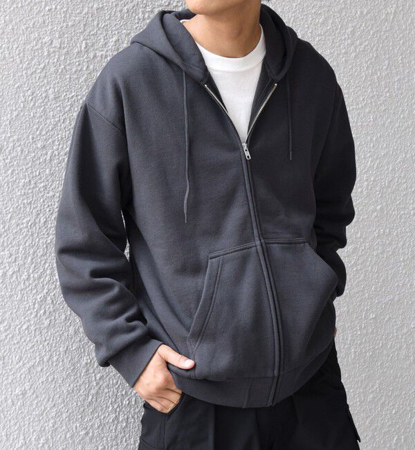 SHIPS any「SHIPS any: ヴィンテージライク 裏起毛 スウェット ジップ パーカー◇」|パーカー|