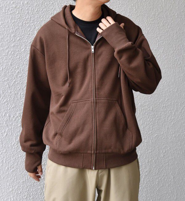 SHIPS any「SHIPS any: ヴィンテージライク 裏起毛 スウェット ジップ パーカー◇」|パーカー|