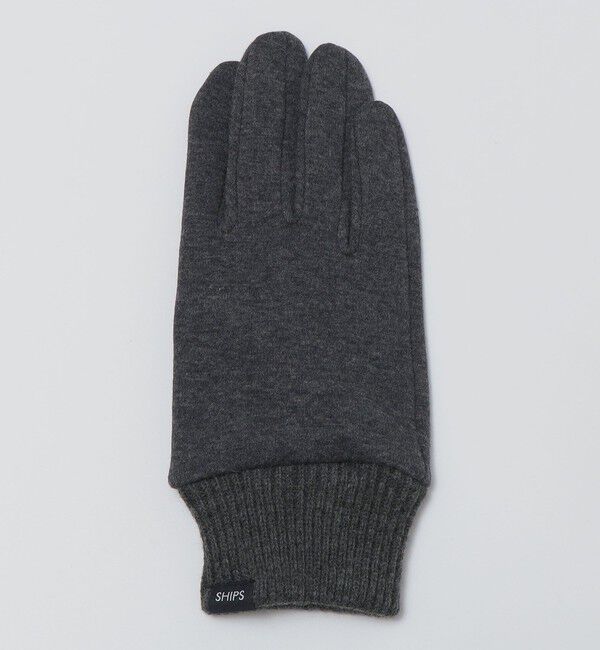 SHIPS「SHIPS: ジャージー ニット リブ グローブ」|手袋|