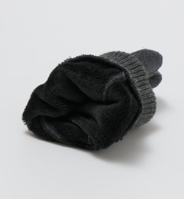 SHIPS「SHIPS: ジャージー ニット リブ グローブ」|手袋|