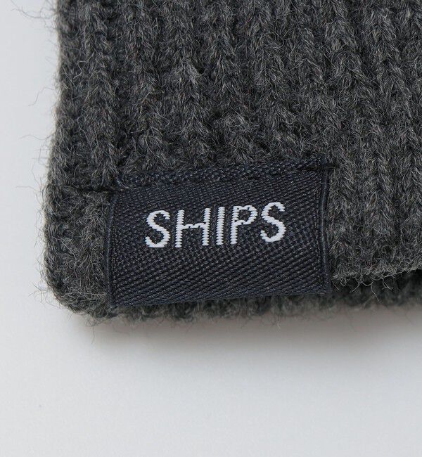 SHIPS「SHIPS: ジャージー ニット リブ グローブ」|手袋|