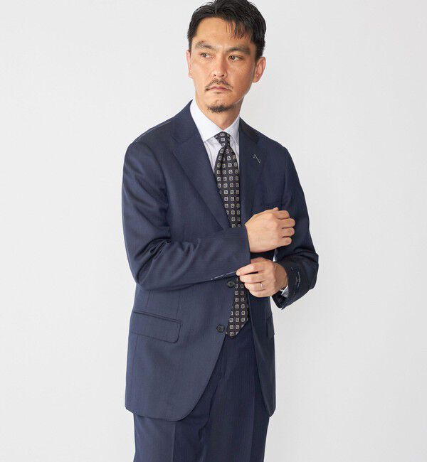 SHIPS「SHIPS: Ermenegild Zegna TRAVELLER ヘリンボーン スーツ」|スーツ|