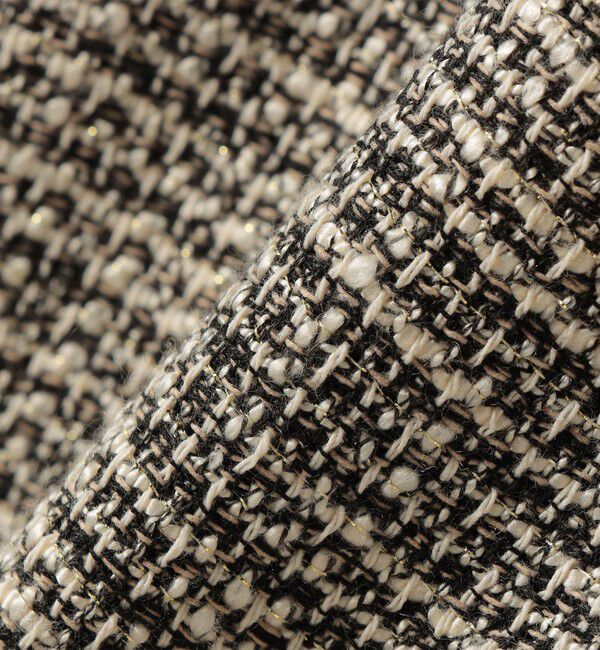 SHIPS for women「トライスピン 杢 ツイード カラーレス ジレ（セレモニー対応可）」|ベスト・ジレ|