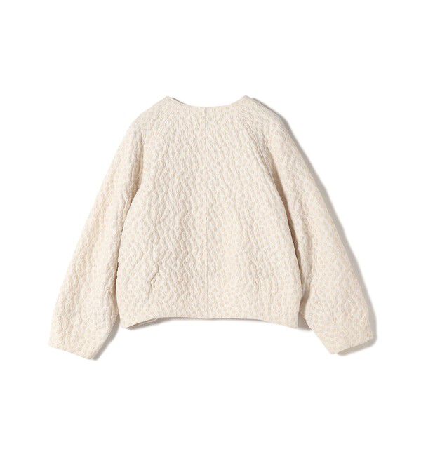 SHIPS for women「ミニ フラワー ジャカード ブルゾン（セレモニー対応可）」|ブルゾン・スタジャン|