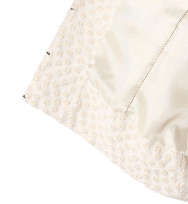 SHIPS for women「ミニ フラワー ジャカード ブルゾン（セレモニー対応可）」|ブルゾン・スタジャン|