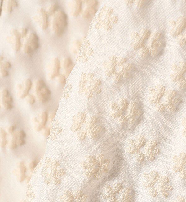 SHIPS for women「ミニ フラワー ジャカード ブルゾン（セレモニー対応可）」|ブルゾン・スタジャン|