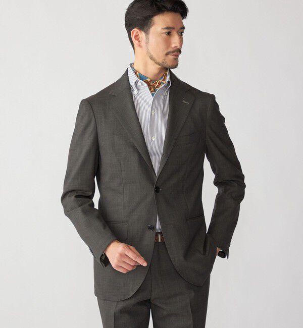 SHIPS「Puccini: コットン シルク ジオメトリック スカーフ」|バンダナ・スカーフ|