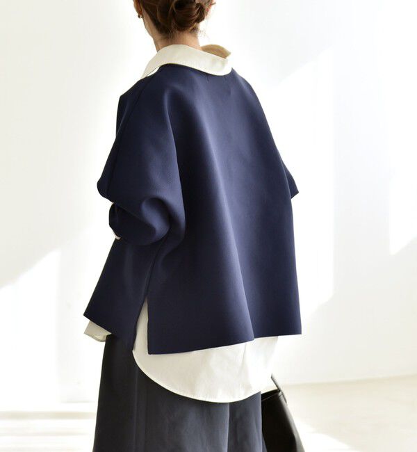 quaranciel「quaranciel:〈手洗い可能〉ボートネック ワイド ニット プルオーバー」|ニット・セーター|