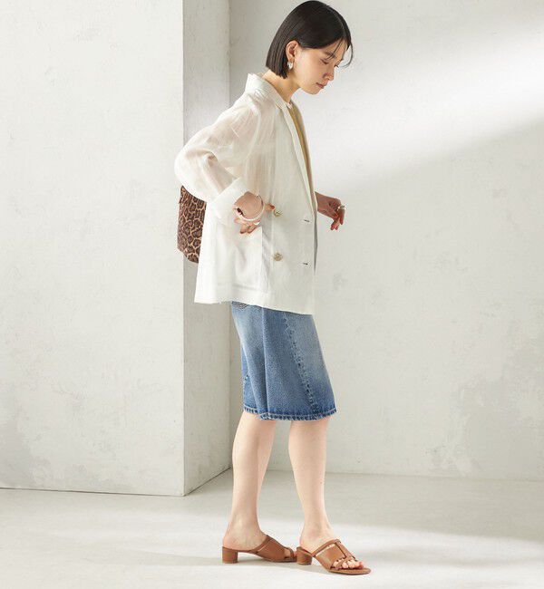 SHIPS for women「《一部予約》〈手洗い可能〉ラミー 4 ジャケット 26SS」|テーラードジャケット|