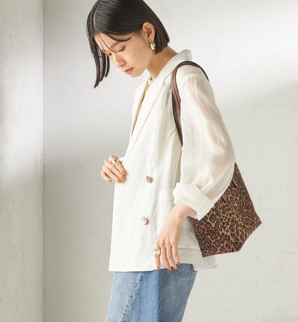 SHIPS for women「《一部予約》〈手洗い可能〉ラミー 4 ジャケット 26SS」|テーラードジャケット|