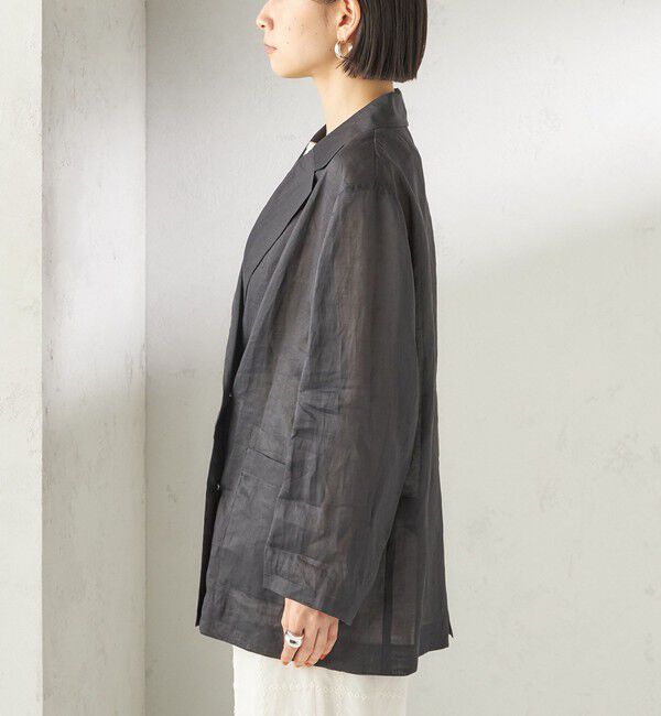 SHIPS for women「《一部予約》〈手洗い可能〉ラミー 4 ジャケット 26SS」|テーラードジャケット|