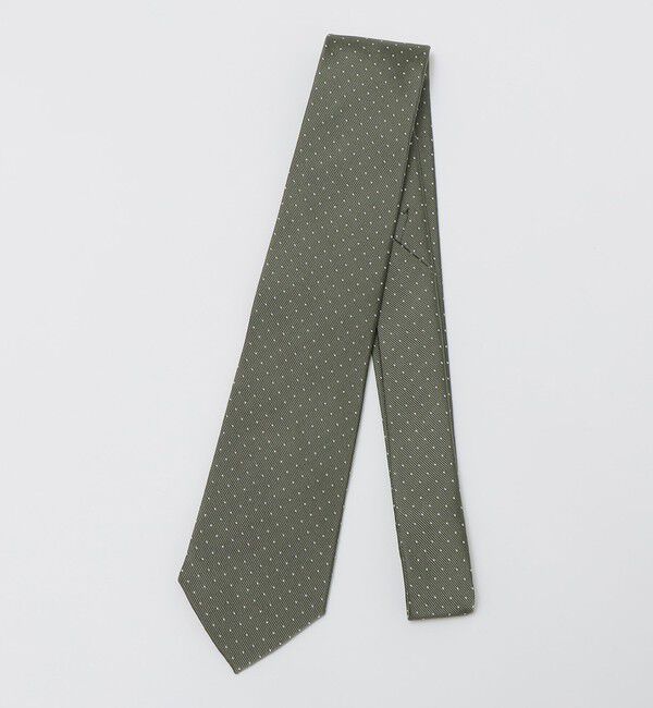 SHIPS Colors 「SHIPS Colors:シルク ピンドット ネクタイ」|ネクタイ・蝶ネクタイ|グリーン