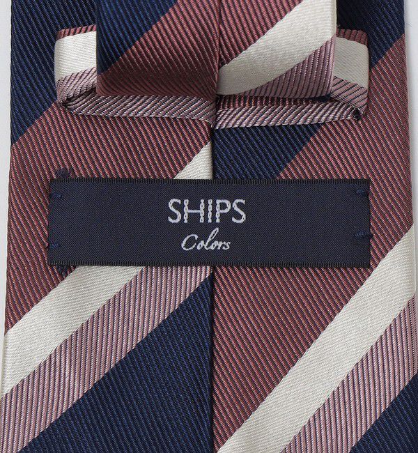 SHIPS Colors 「SHIPS Colors:シルク ストライプ ネクタイ3」|ネクタイ・蝶ネクタイ|
