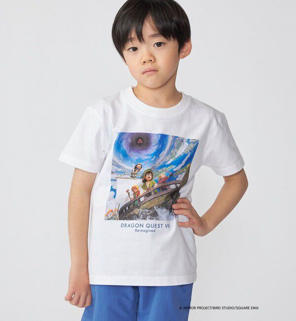 SHIPS KIDS「DQVIIR &times; SHIPS:100～140cm タイトルジャケット Tシャツ〈KIDS〉」|Tシャツ・カットソー|