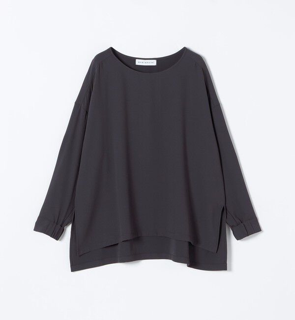 quaranciel「quaranciel:〈洗濯機可能〉ジョーゼット ニュアンス  T-ブラウス」|シャツ・ブラウス|