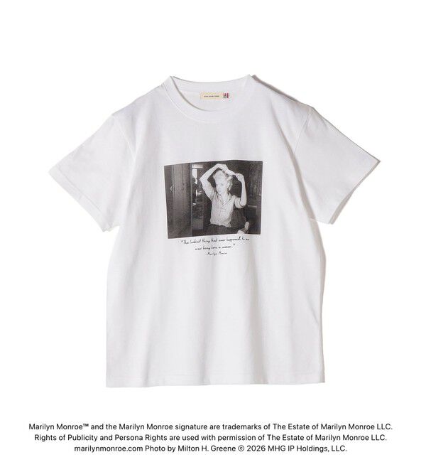 SHIPS for women「《追加予約》【SHIPS別注】Marilyn Monroe / フォト TEE」|Tシャツ・カットソー|