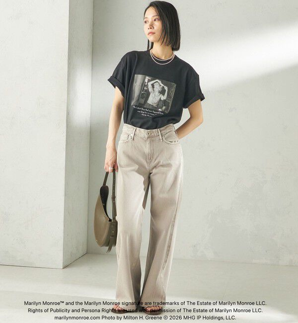 SHIPS for women「《追加予約》【SHIPS別注】Marilyn Monroe / フォト TEE」|Tシャツ・カットソー|