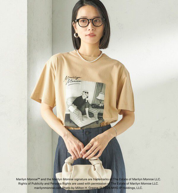 SHIPS for women「《追加予約》【SHIPS別注】Marilyn Monroe / フォト TEE」|Tシャツ・カットソー|