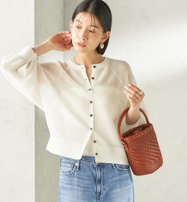 SHIPS for women「《予約》〈手洗い可能〉16G カーディガン」|カーディガン|