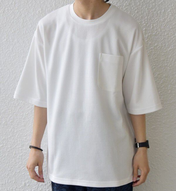 SHIPS any「SHIPS any:〈接触冷感〉COOL TOUCH スムース リラックス ポケット Tシャツ 26SS◆」|Tシャツ・カットソー|