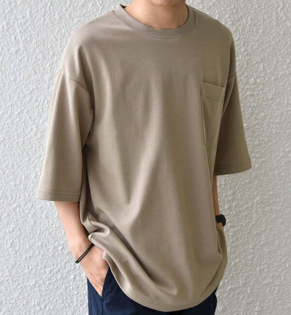 SHIPS any「SHIPS any:〈接触冷感〉COOL TOUCH スムース リラックス ポケット Tシャツ 26SS◆」|Tシャツ・カットソー|