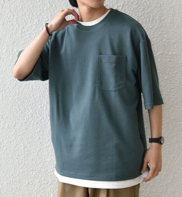 SHIPS any「SHIPS any:〈接触冷感〉COOL TOUCH スムース リラックス ポケット Tシャツ 26SS◆」|Tシャツ・カットソー|