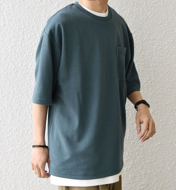 SHIPS any「SHIPS any:〈接触冷感〉COOL TOUCH スムース リラックス ポケット Tシャツ 26SS◆」|Tシャツ・カットソー|