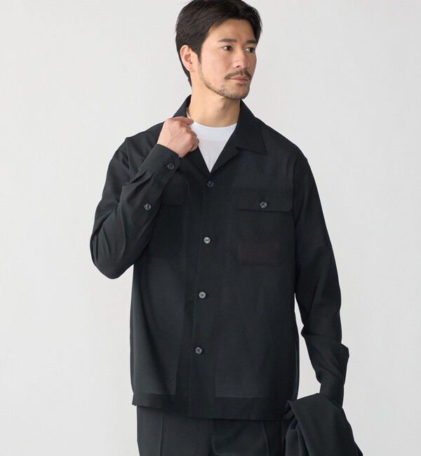 SHIPS「SHIPS: MADE IN JAPAN クルーネック ハイゲージ ポンチ ライト Tシャツ」|Tシャツ・カットソー|