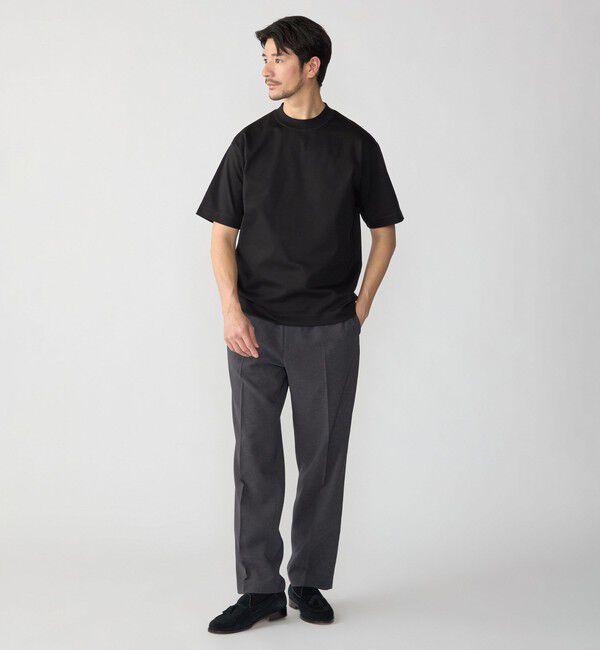 SHIPS「SHIPS: MADE IN JAPAN クルーネック ハイゲージ ポンチ ライト Tシャツ」|Tシャツ・カットソー|