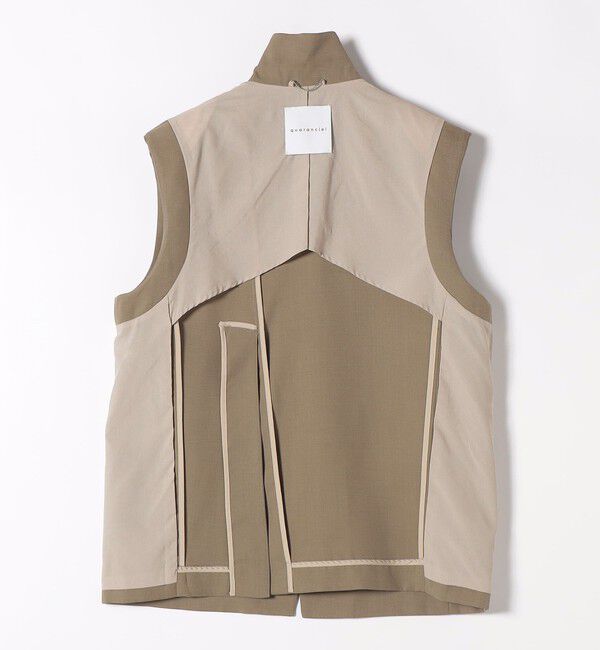 quaranciel「《予約》quaranciel: リネン ミックス テーラード オーバー ジレ」|ベスト・ジレ|