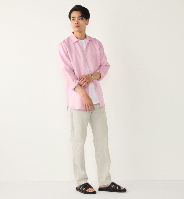 SHIPS Colors 「《予約》SHIPS Colors:〈洗濯機可能〉ストレッチ ジャージー ライト チノパンツ◆」|チノ|