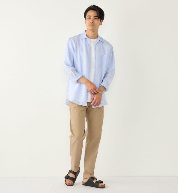 SHIPS Colors 「《予約》SHIPS Colors:〈洗濯機可能〉ストレッチ ジャージー ライト チノパンツ◆」|チノ|