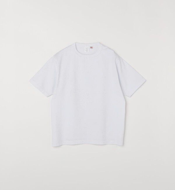 SHIPS any「TOUGHER:〈洗濯機可能〉BREA ピグメントダイ クルーネック パック Tシャツ」|Tシャツ・カットソー|ホワイト