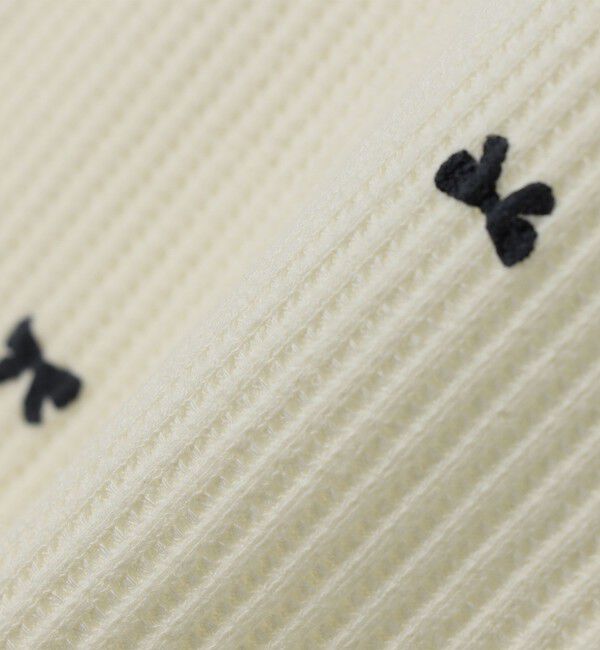 SHIPS any「SHIPS any:〈洗濯機可能〉ワッフル リボン クルーネック プルオーバー<KIDS>」|Tシャツ・カットソー|