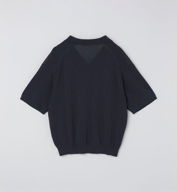 SHIPS「【City Ambient Products別注】crepuscule: WASHI SKIPPER ニットポロ」|ポロシャツ|