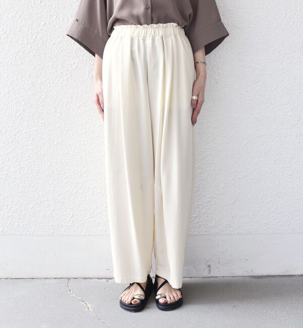 SHIPS Colors 「《予約》SHIPS Colors:〈手洗い可能〉レーヨンナイロン バレル パンツ◆」|その他|