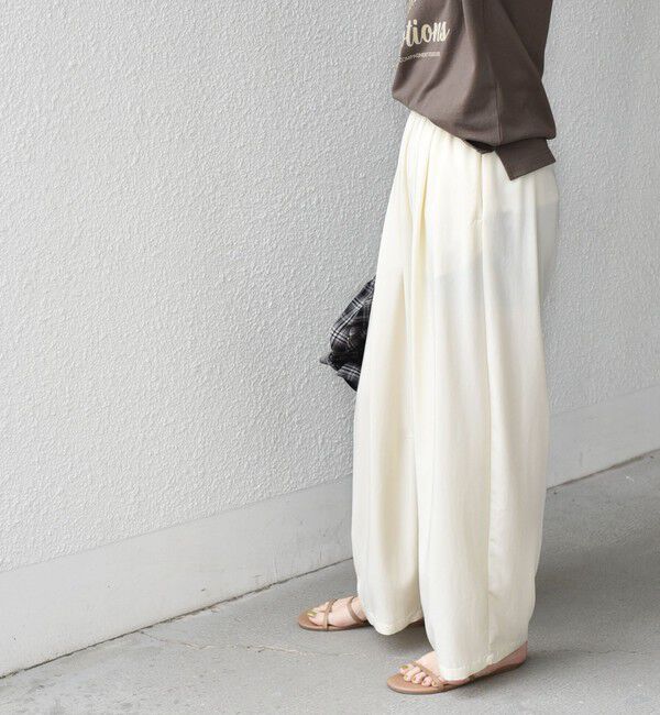 SHIPS Colors 「《予約》SHIPS Colors:〈手洗い可能〉レーヨンナイロン バレル パンツ◆」|その他|