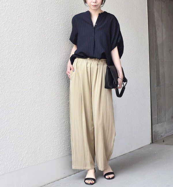 SHIPS Colors 「《予約》SHIPS Colors:〈手洗い可能〉レーヨンナイロン バレル パンツ◆」|その他|