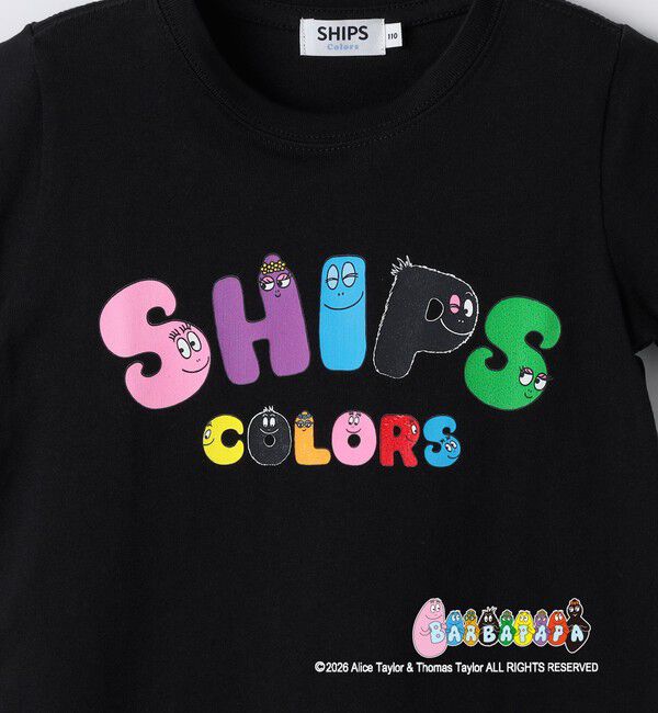 SHIPS Colors 「SHIPS Colors:〈洗濯機可能〉90～140cm / バーバパパ コラボ プリント Tシャツ」|Tシャツ・カットソー|