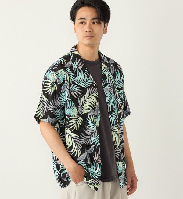 SHIPS Colors 「《予約》SHIPS Colors:〈洗濯機可能〉レーヨン アロハ シャツ◆」|シャツ・ブラウス|