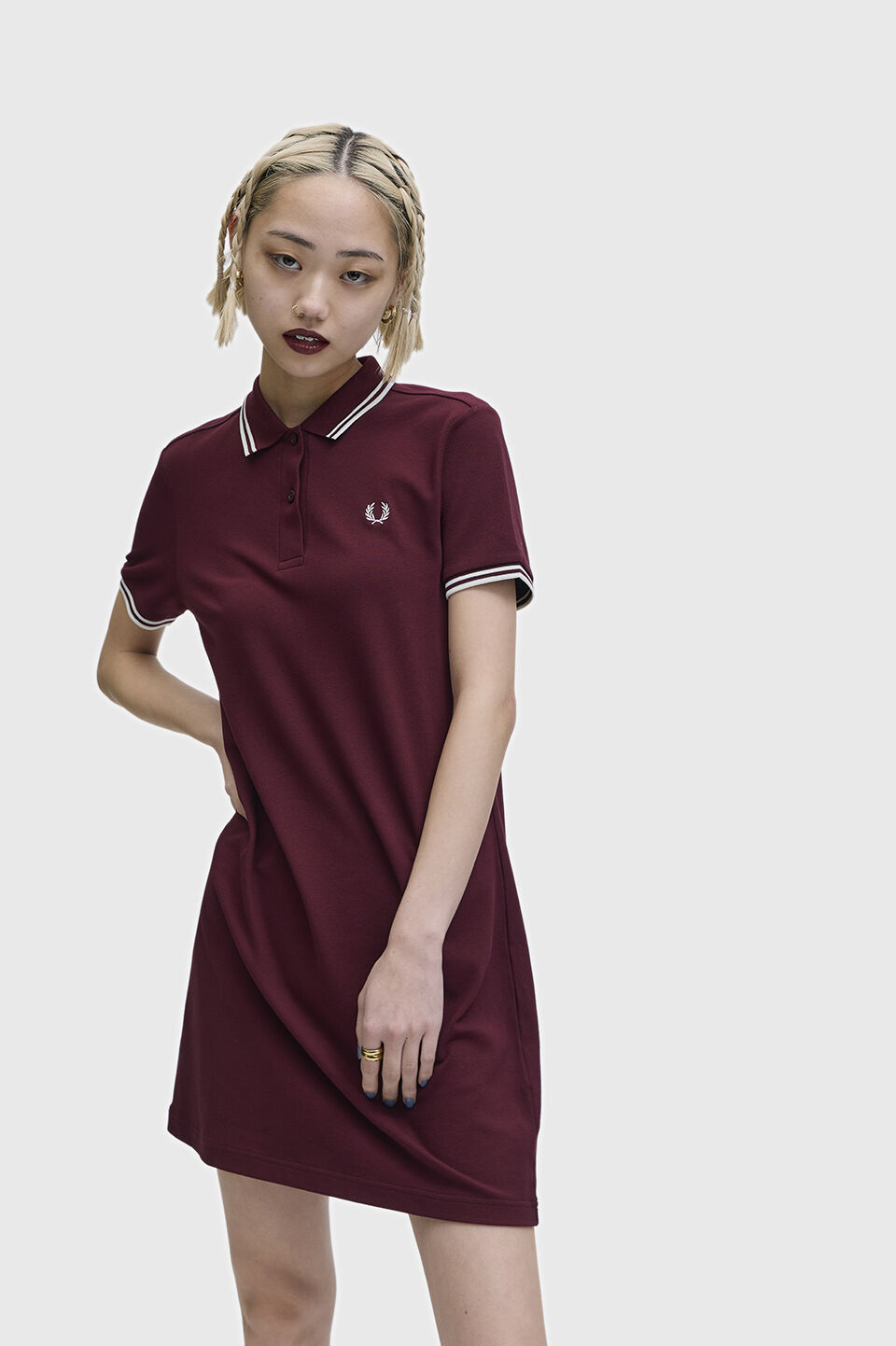 FRED PERRY 「Twin Tipped Fred Perry Dress」|ワンピース|OX BLOOD
