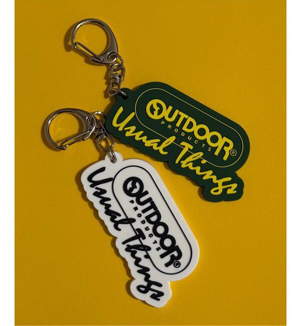 OUTDOOR PRODUCTS Usual Things「ラバー LOGO KEY HOLDER」|キーケース|